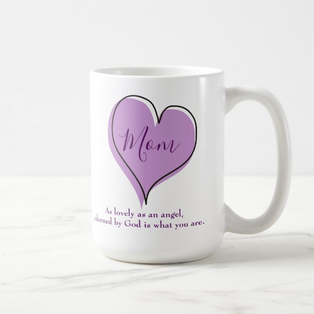 Mug Maman, tu es aussi adorable qu'un ange (Droite)