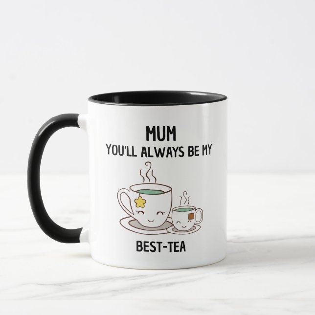 Mug Maman, tu seras toujours mon meilleur thé (Gauche)