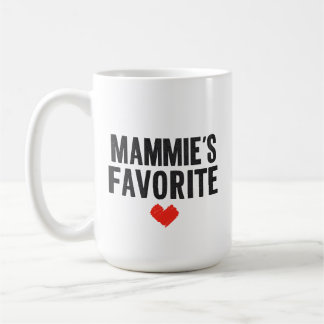 Mug MAMMIE’S Favorite Heart Graphic for Mothers Day Gr