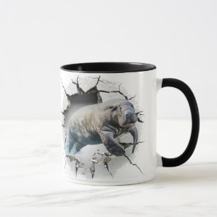 Mug Manate brisant le mur