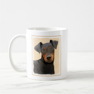 Mug Manchester Terrier Peinture Art animal original