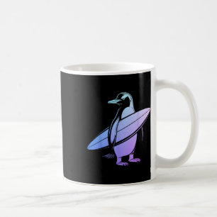 Mug Manchot surfeur Planche de surf Funny Drôle Surfin