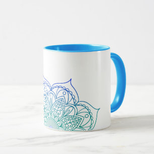 Mug Mandala bleu