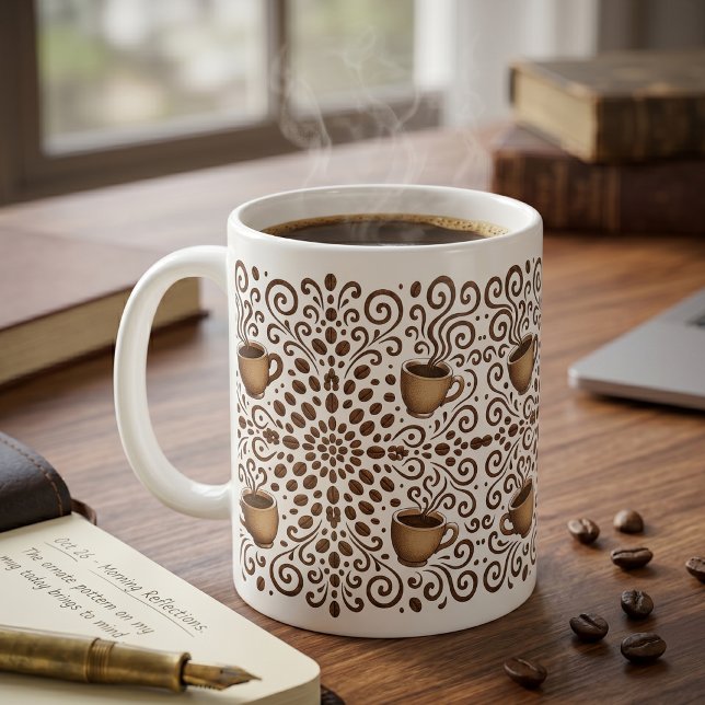 Mug Mandala de café (Créateur téléchargé)
