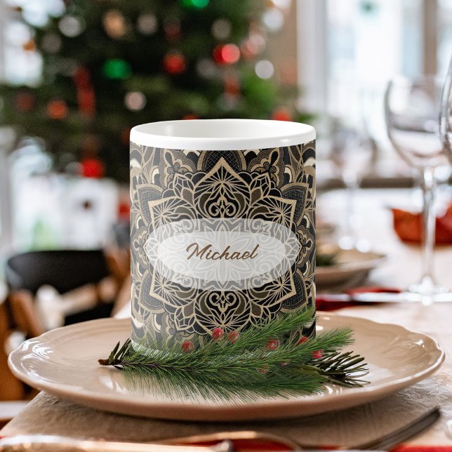 Mug Mandala Gold (Créateur téléchargé)