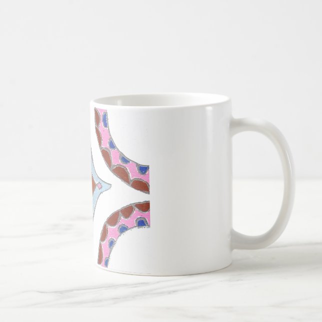 Mug Mandala Oil Peinture Art Imprimer (Droite)