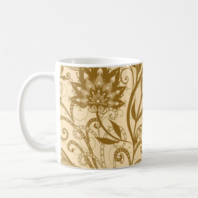 Mug Mandalas ethniques : Motif de style indien (Gauche)