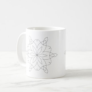 Mug - Mandalas simples à couleur