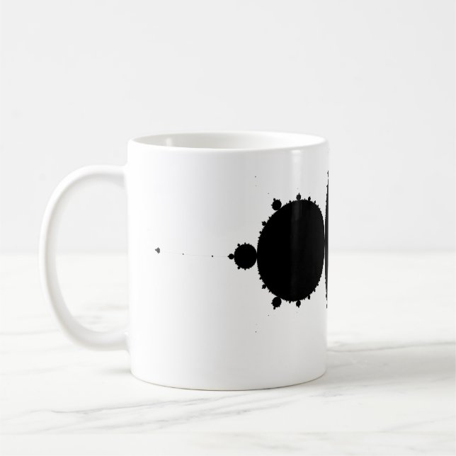 Mug mandelbrot. monochrome (Gauche)