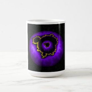 Mug Mandelbrot Violet Dans Un Mandelbrot