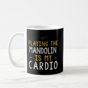 Mug Mandolin Lover Jouer de la mandoline est mon cardi