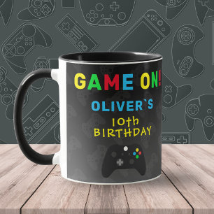 Mug Manette de jeu vidéo pour anniversaire 