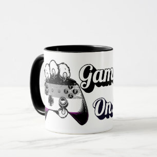 Mug Manette Patte de Tigre Asexual Pride Game On 2