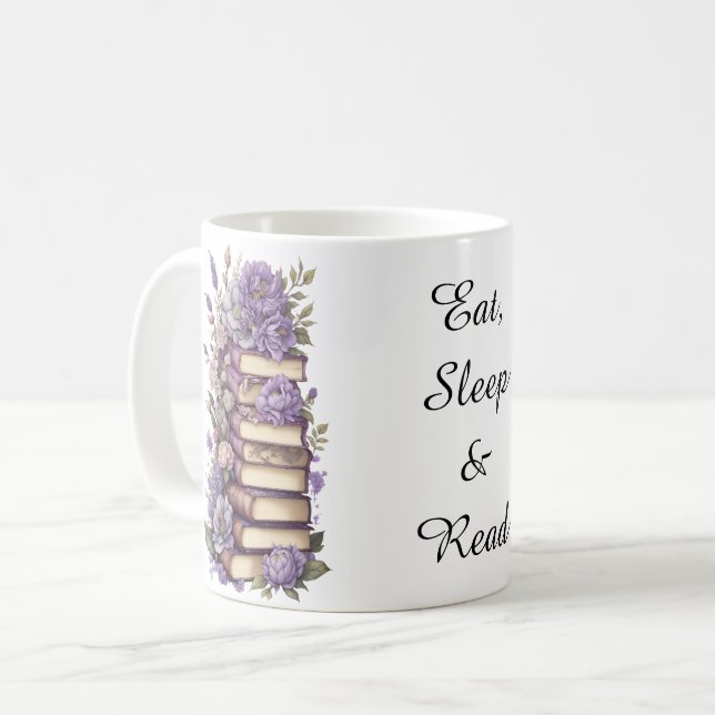 Mug Manger dormir et lire (Devant gauche)