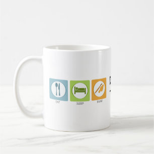 Mug Manger Dormir Peindre