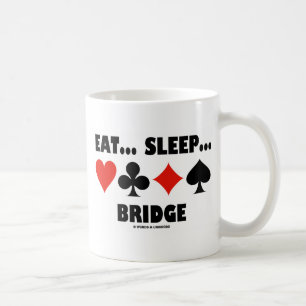 Mug Manger... Dormir... Pont (Combinaisons de carte d'