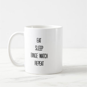 Mug Manger, Dormir, Regarder la frénésie, Répéter
