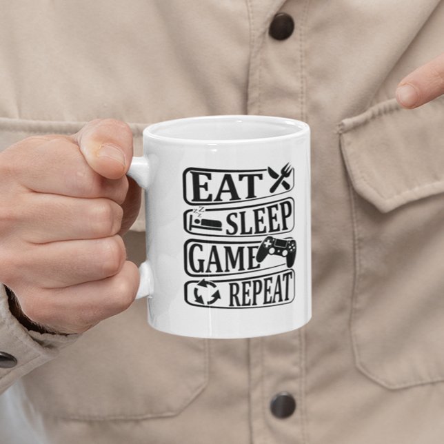 Mug Manger Jeu de veille Jeux de répétition (Créateur téléchargé)