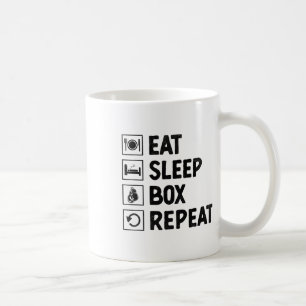 Mug Manger Sommeil Box Répéter Boxeur Sports Force Ath