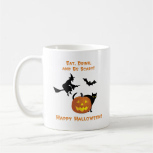 Mug Mangez, buvez et soyez effrayant Halloween