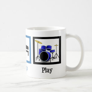 Mug Mangez des tambours de veille