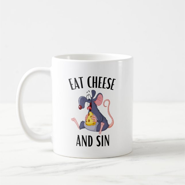 Mug Mangez du fromage et du péché (Gauche)