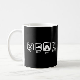 Mug Mangez la grotte du sommeil Répéter la spéléologie