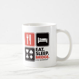 Mug Mangez le pont de sommeil