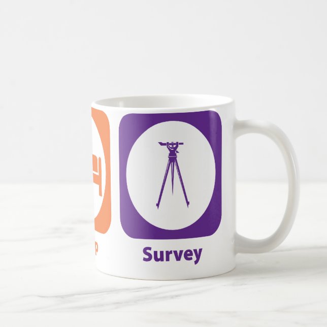 Mug Mangez l'enquête de sommeil (Droite)