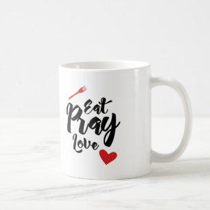 Mug Mangez prient l'amour
