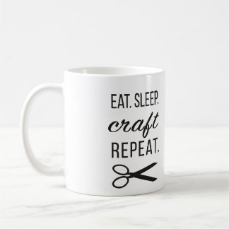 Mug Mangez. Sommeil. Métier. Répétition. Café et plus