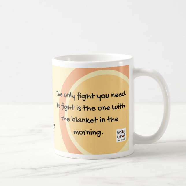 Mug #ManoSays - Witty Line on Early Rising - (Droite)