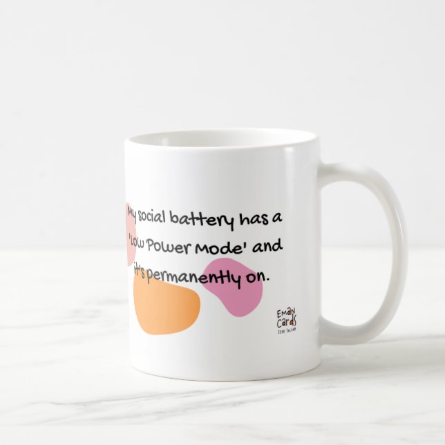 Mug #ManoSays - Witty Line on Socializing Online - (Droite)