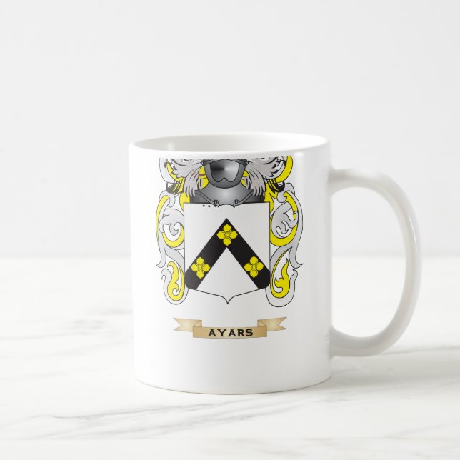 Mug Manteau d'Ayars des bras (crête de famille) (Droite)