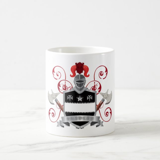 Mug Manteau-de-Bras de crête de famille de Bradley (Centre)