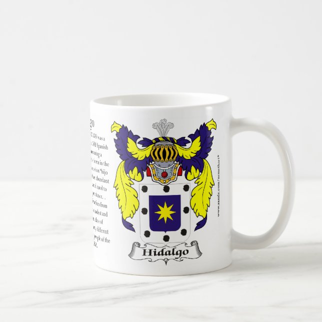 Mug Manteau de famille de Hidalgo des bras (Droite)