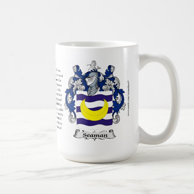 Mug Manteau de famille de marin des bras (Droite)