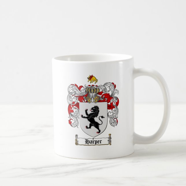 Mug MANTEAU de HARPISTE DES BRAS - crête de famille de (Droite)