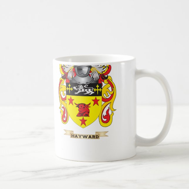 Mug Manteau de Hayward des bras (crête de famille) (Droite)