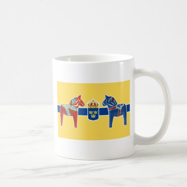 Mug Manteau de la Suède Dala des bras (Droite)