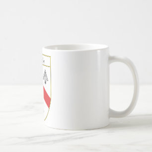 Mug Manteau de Walsh des bras/de crête de famille