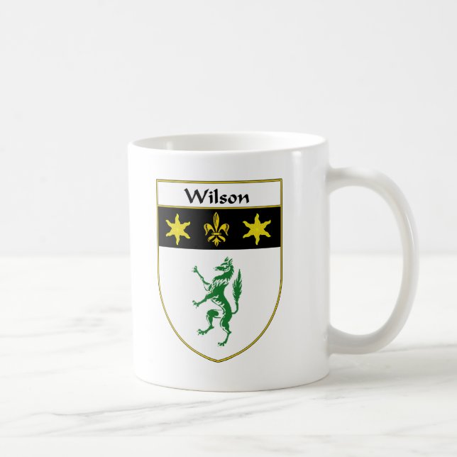 Mug Manteau de Wilson des bras/de crête de famille (Droite)