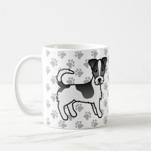 Mug Manteau rond noir et blanc Jack Russell Terrier Ch
