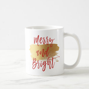 Mug Manuscrit en lettres de joyeuse et lumineuse main