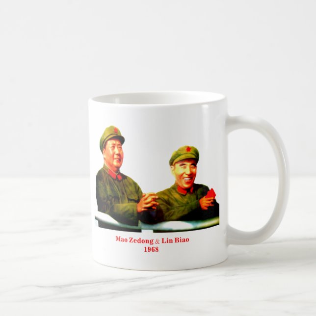 Mug Mao Zedong et Lin Biao 1968 (Droite)
