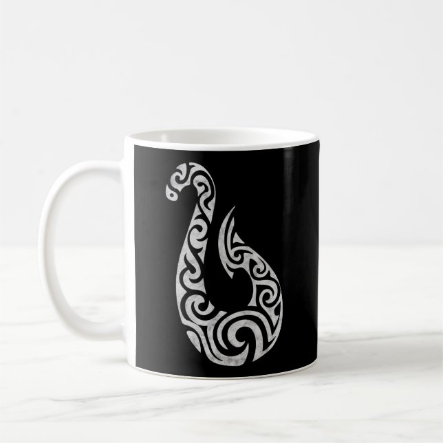 Mug Maori Nouvelle-Zélande Polynesian Poisson Charme (Gauche)
