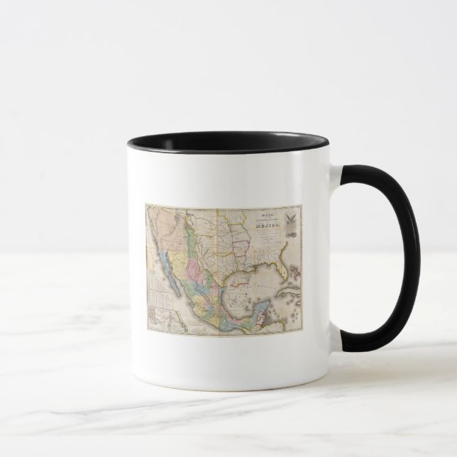 Mug Mapa de los Estados Unidos de Mejico (Droite)