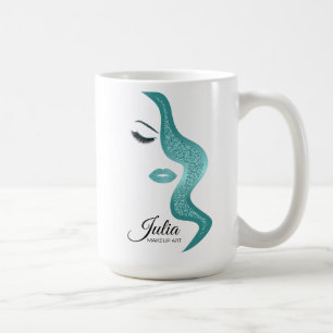 Mug Maquillage avec effet parties scintillant