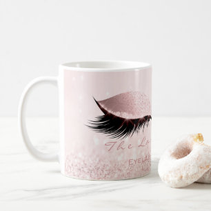 Mug Maquillage de rose rose de studio d'extension de