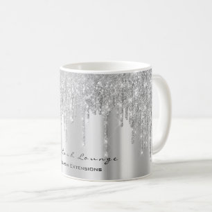Mug Maquillage Eyelash Artiste mariée Sweet 16e Argent